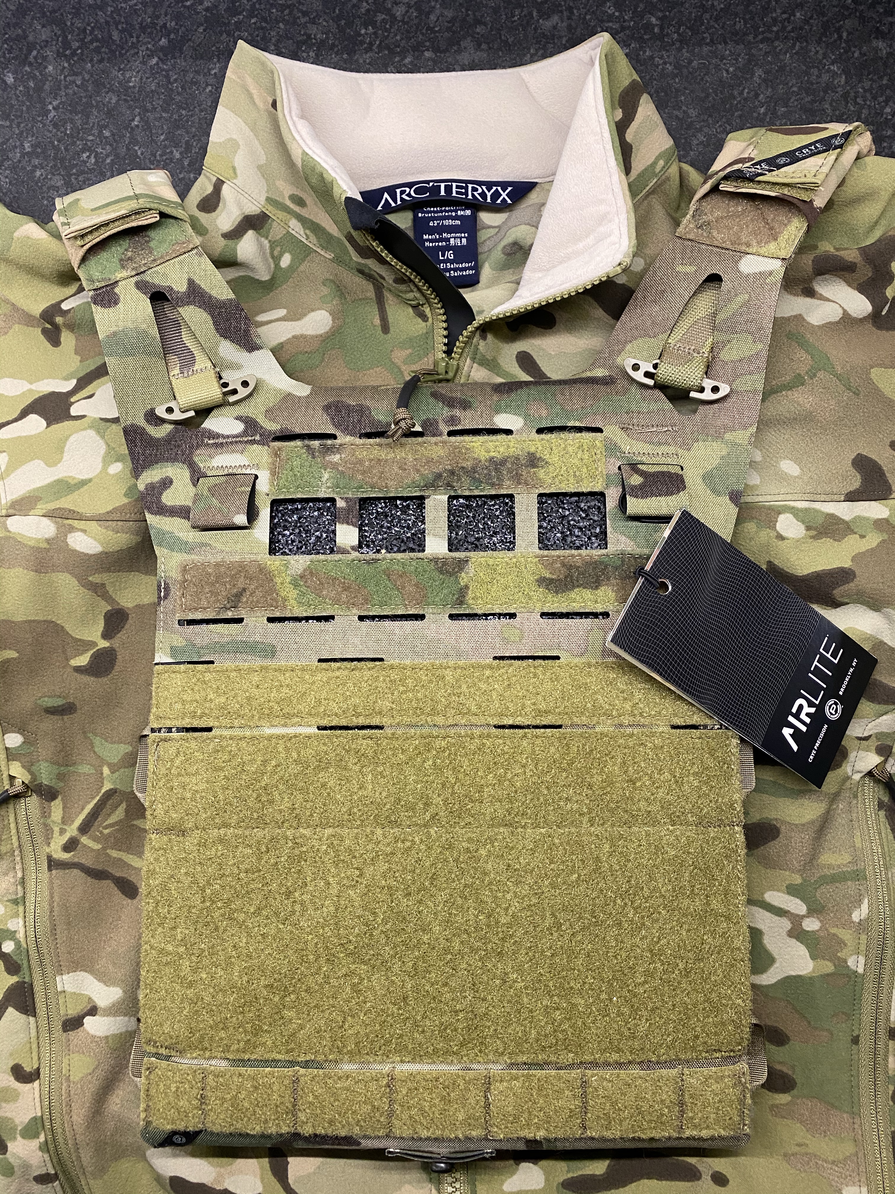 Details about   Crye Precision AirLite SPC Structural Plate Carrier Ranger Green Small 